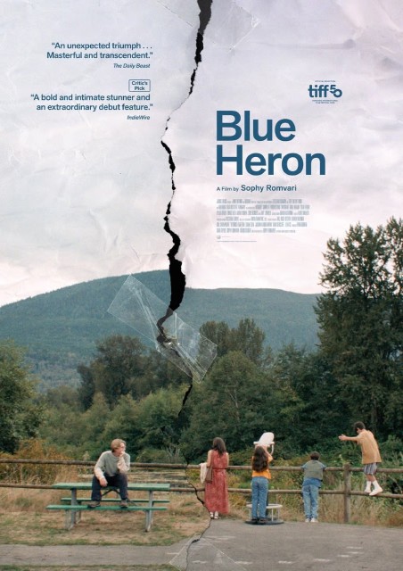 Blue Heron (English and Hungarian languages) 